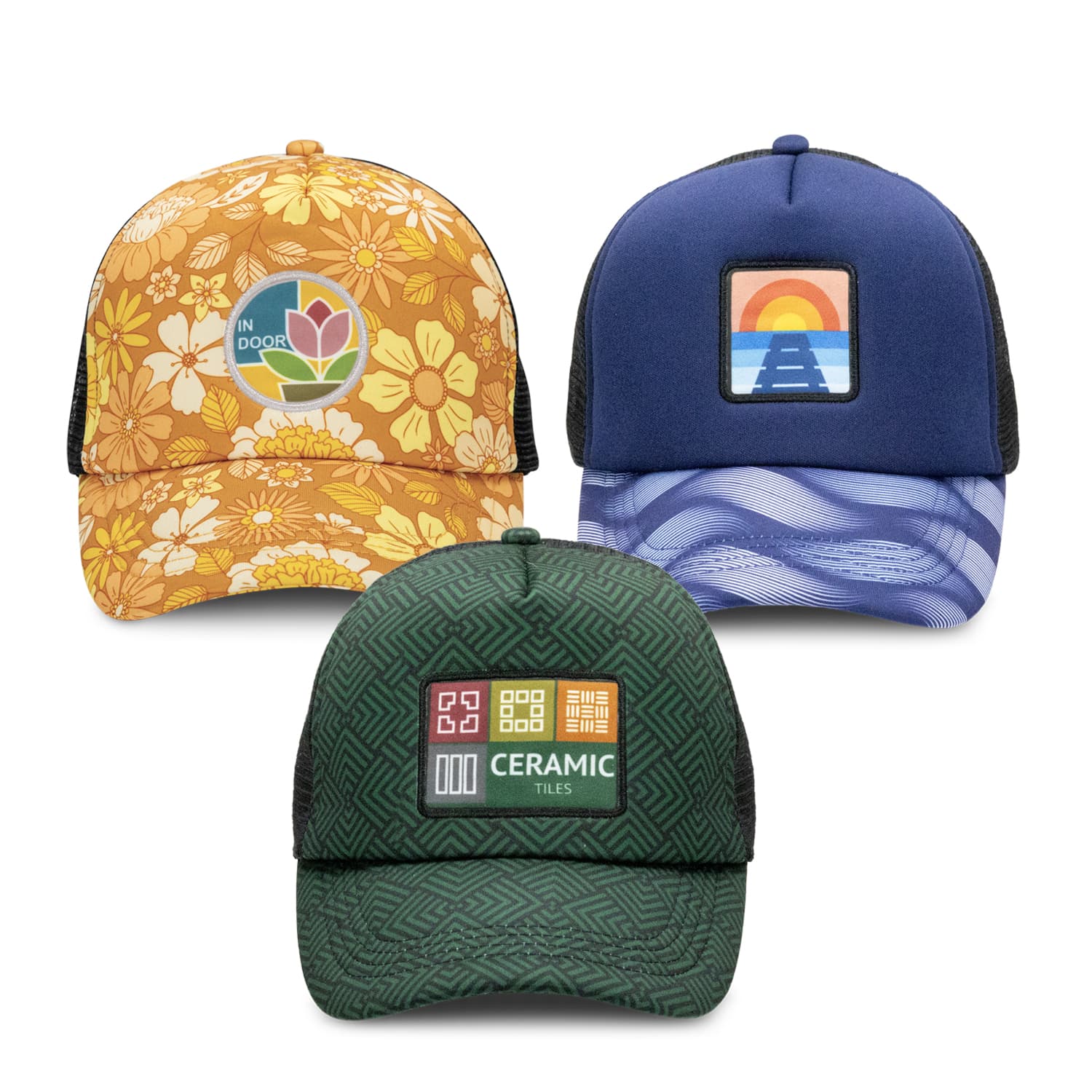 Cruise Custom Cap with Full Colour Patch — view 2 of 4