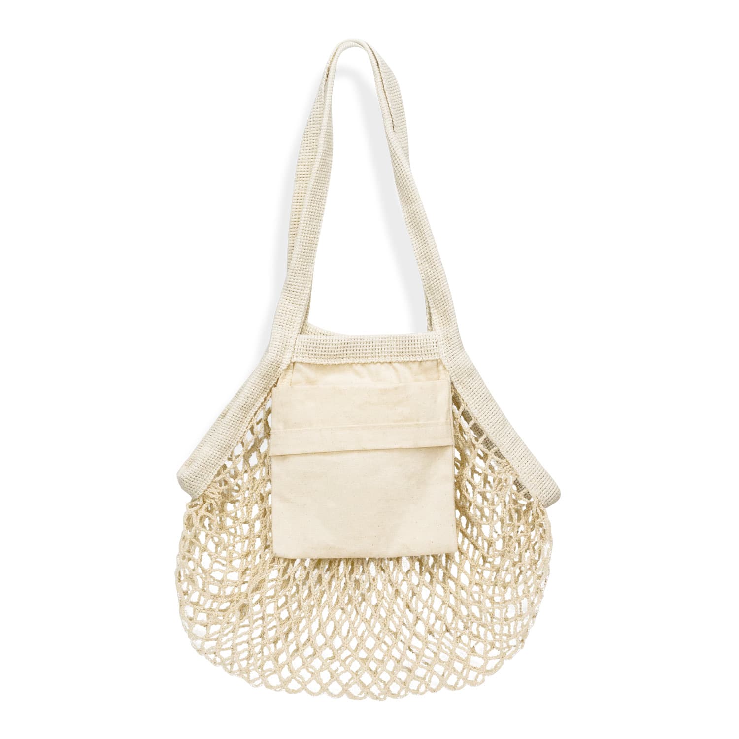 Cotton Mesh Foldaway Tote Bag - Small — view 2 of 4