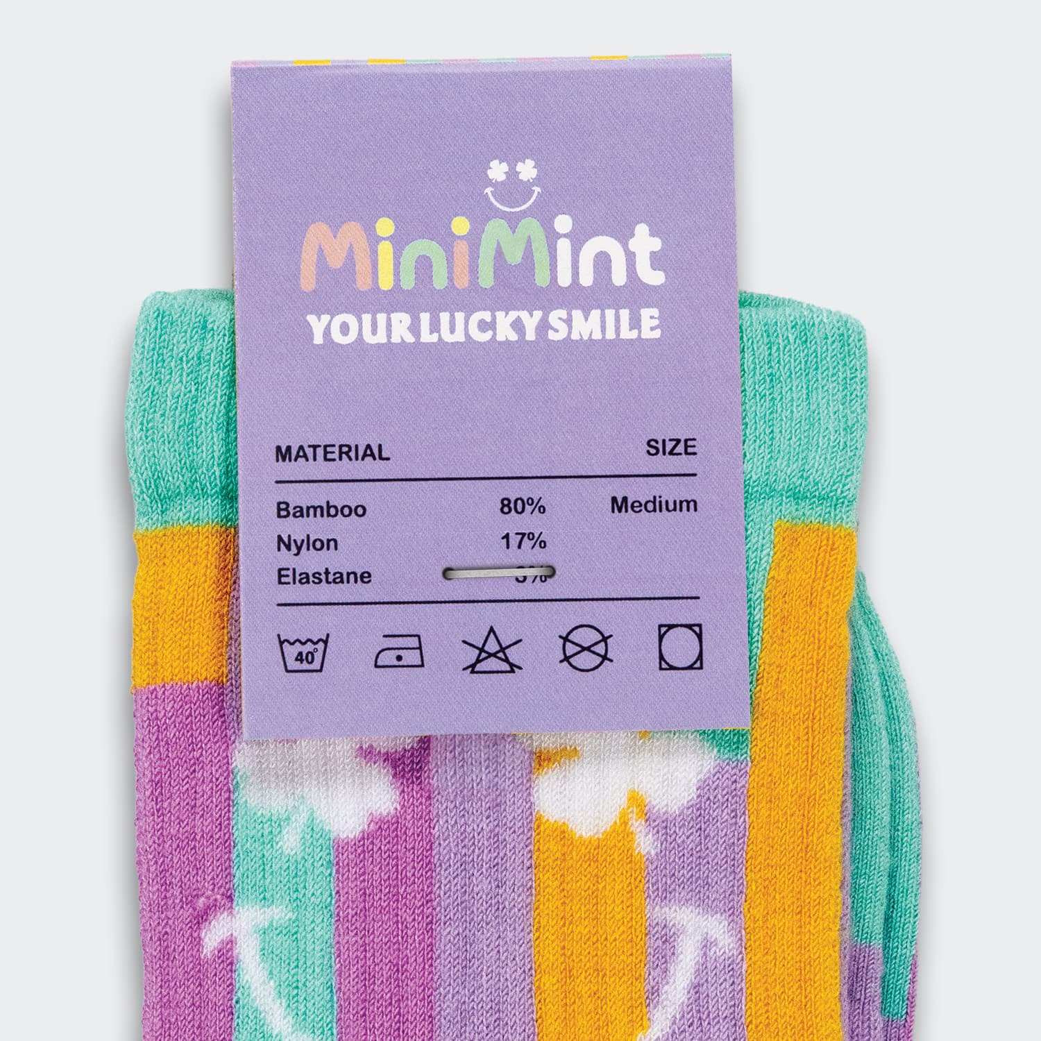 Pixel Knitted Bamboo Socks — view 4 of 4