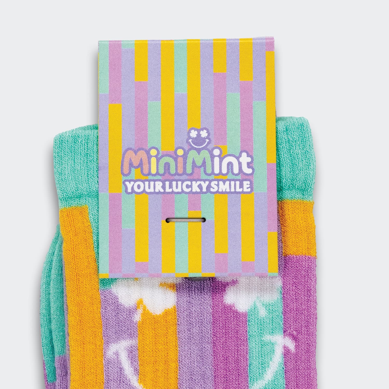 Pixel Knitted Bamboo Socks — view 3 of 4
