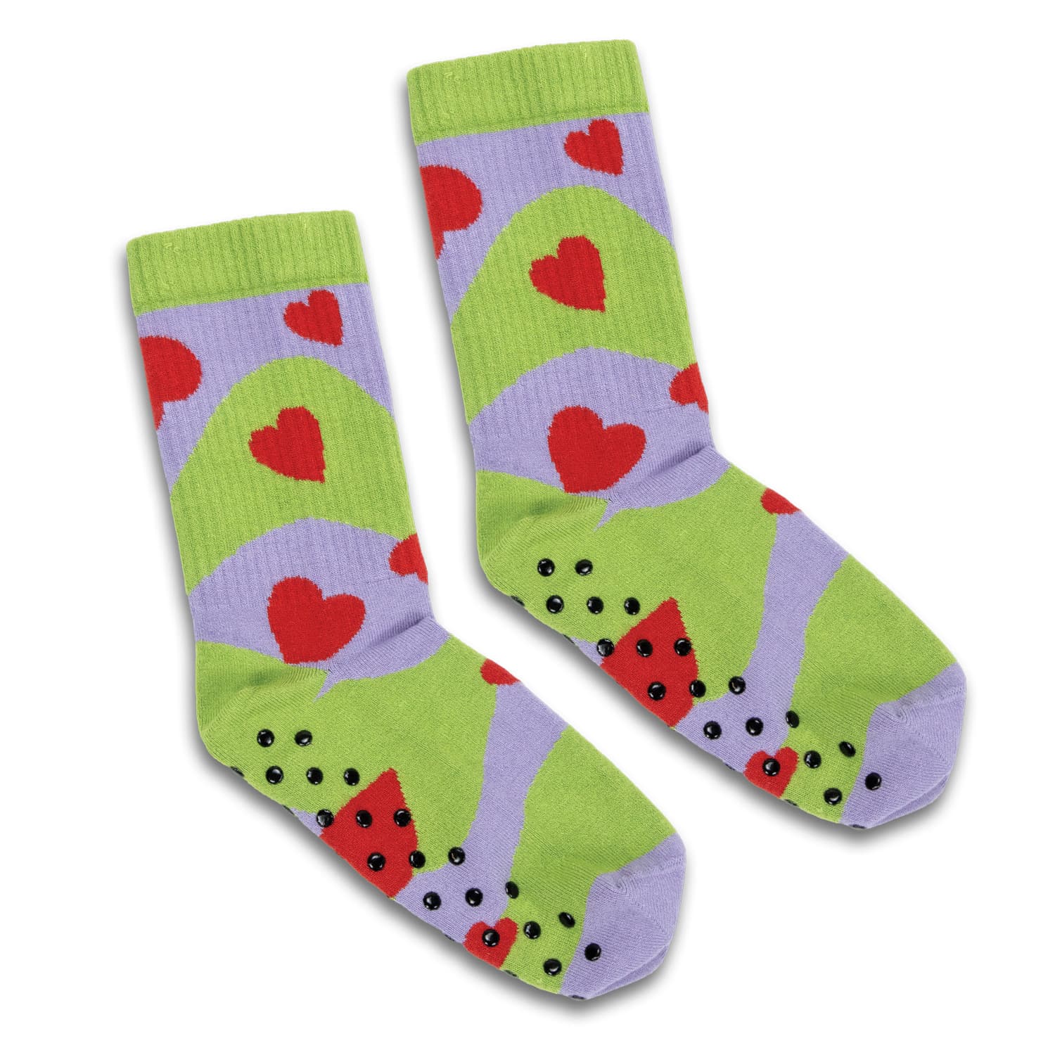 Pixel Knitted Bamboo Grip Socks — view 2 of 4
