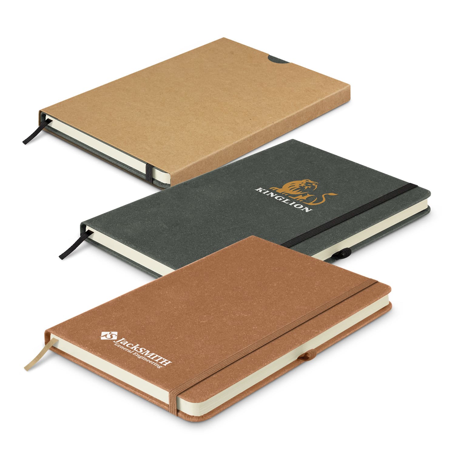 Phoenix Recycled Hard Cover Notebook — view 2 of 4