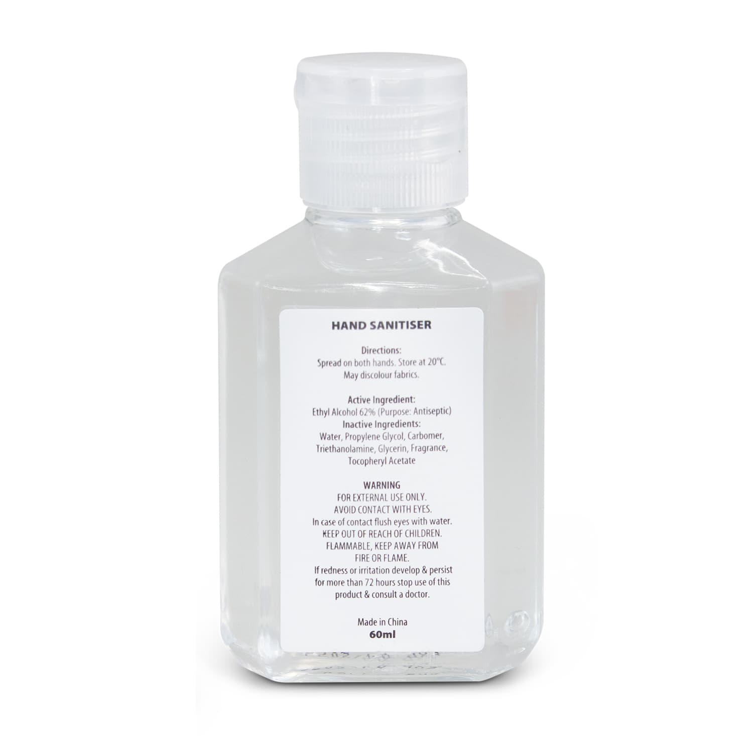 Hand Sanitiser Gel 60ml — view 4 of 4